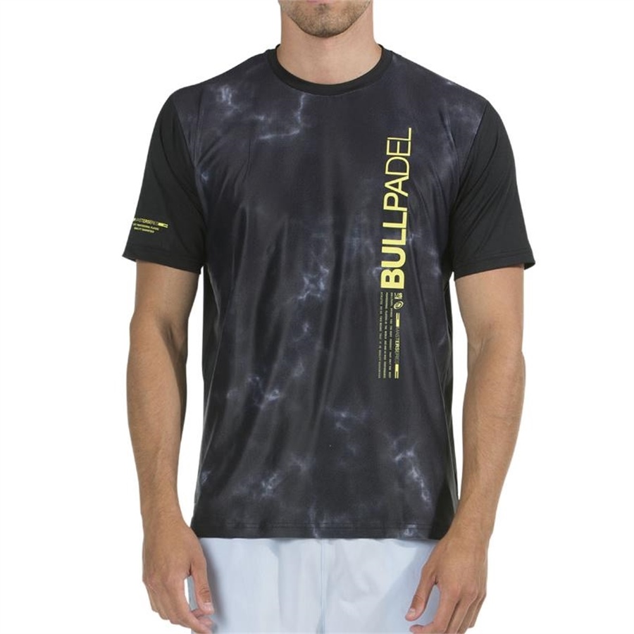 Maglietta-Bullpadel-Maren-Nera